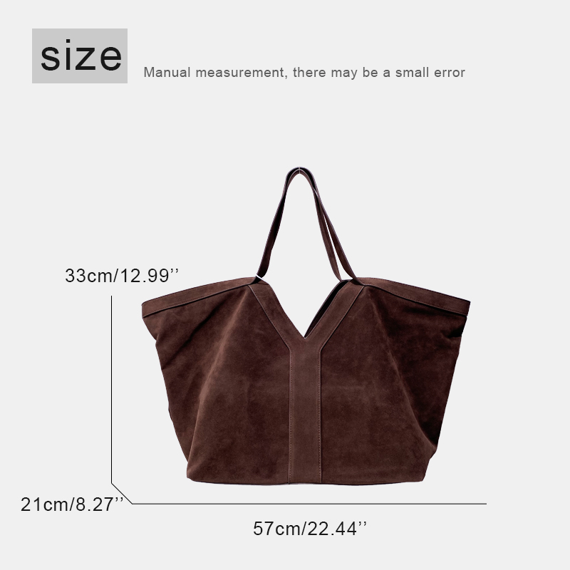 Oversized Faux Suede Tote Bags - огляд і ціна Luxury Bags Tote