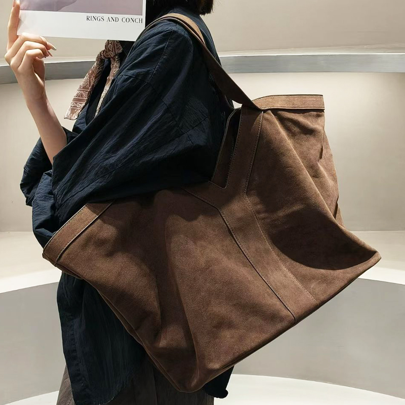 Oversized Faux Suede Tote Bags - огляд і ціна Luxury Bags Tote