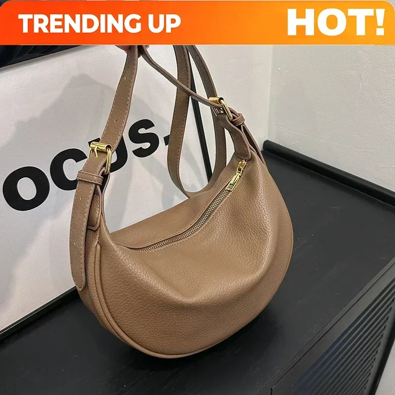 Fashion Solid PU Hobos Shoulde - огляд і ціна Luxury Bags On Sales