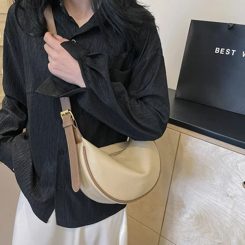 Fashion Solid PU Hobos Shoulde - огляд і ціна Luxury Bags On Sales
