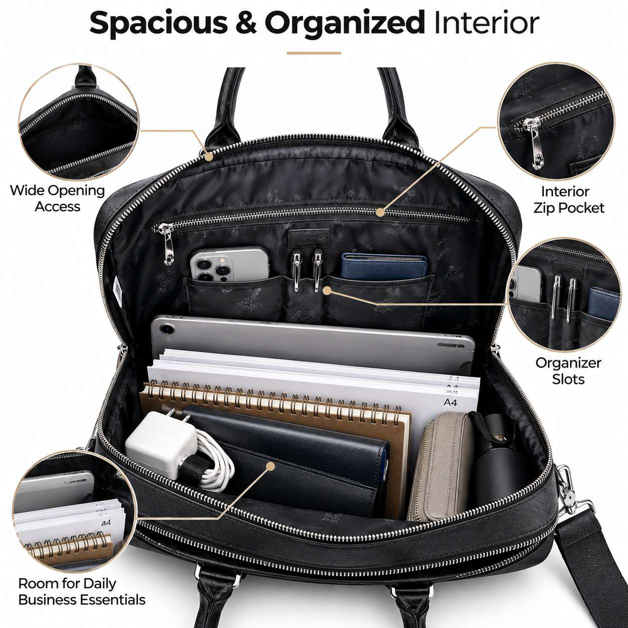 Classic Men Business Briefcase - огляд і ціна Luxury Bags Tote